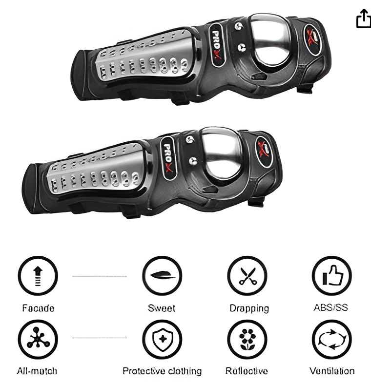 Pro-X Knee Protector For Motorcycle Riders